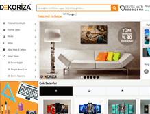 Tablet Screenshot of dekoriza.com